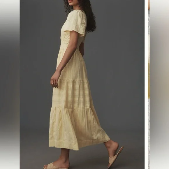 Anthropologie | Dresses | New Anthropologie Somerset Maxi Dobby Edition  Size Small | Poshmark